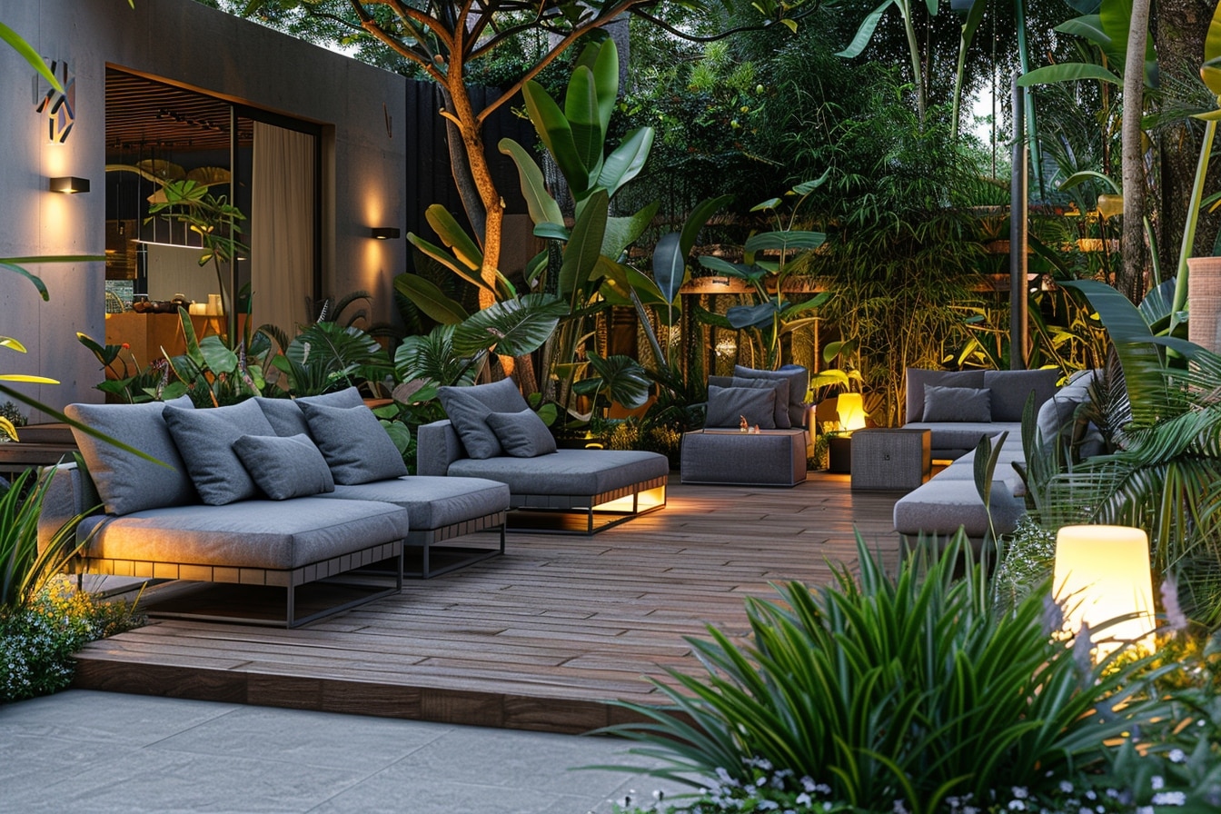 Optimiser l’éclairage pour favoriser la détente en plein air. Optimiser l’éclairage pour favoriser la détente en plein air.